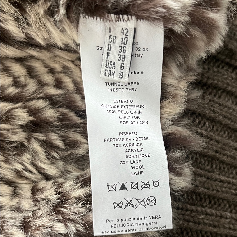 PINKO Rabbit Fur Vest - Picture 13 of 16